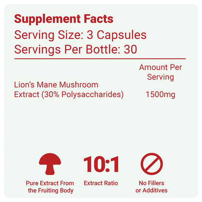 Lion's Mane Mushroom Capsules